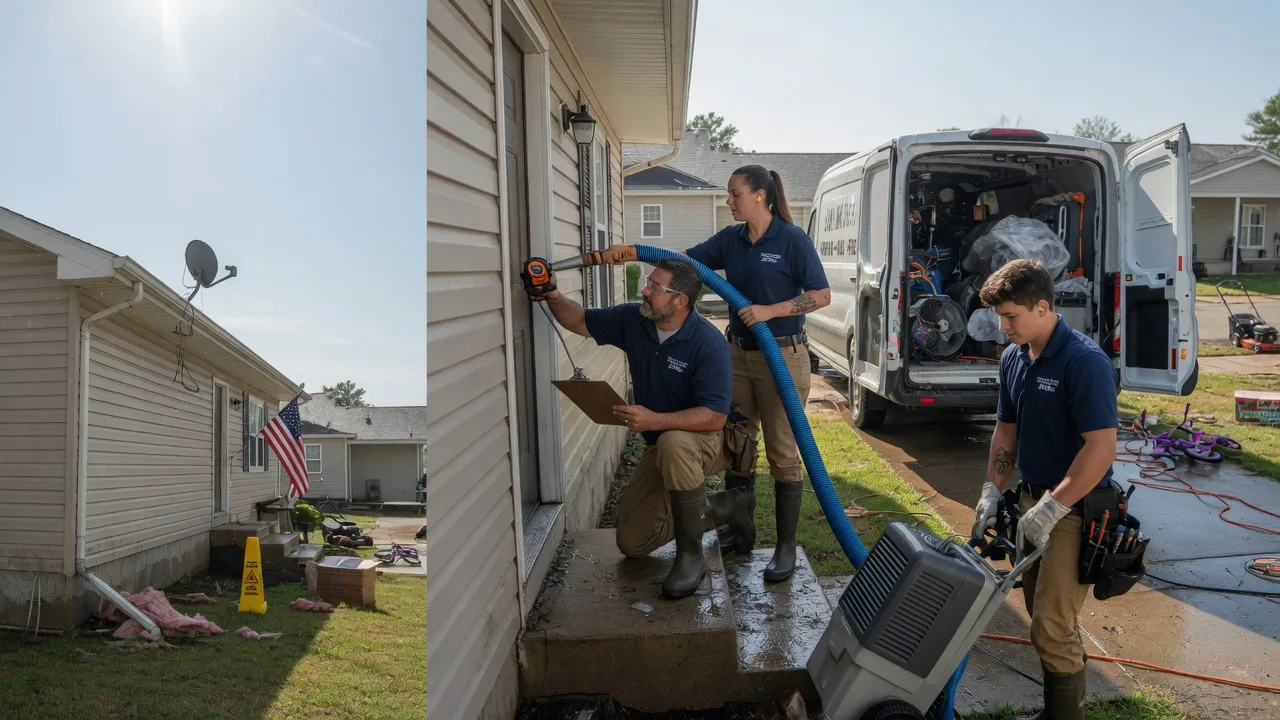 Ceiling Water Damage Restoration in Harvel, IL near me